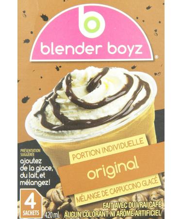 Blender Boyz Drink Iced Cappuccino Original 4-Count 420ml Original 4 Count (Pack of 1) - Buy Online on GoSupps.com