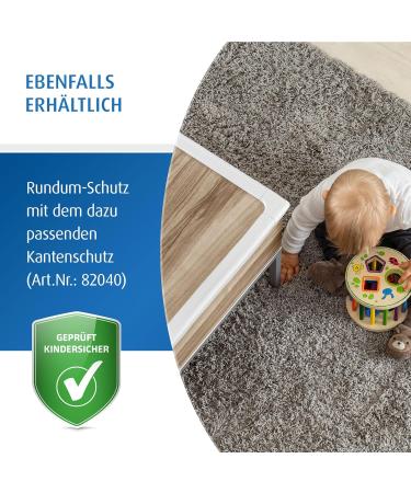 Reer Corner Protector Soft - 4 Pieces Bite-Proof Safe Tested White | International Shipping Available - Buy Online on GoSupps.com