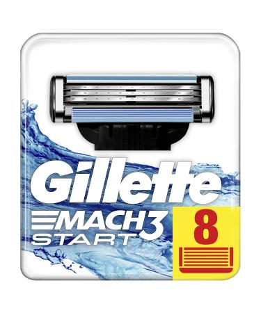 Gillette razor blades for men Mach3 8 Refill 8 Mach3 Start blades