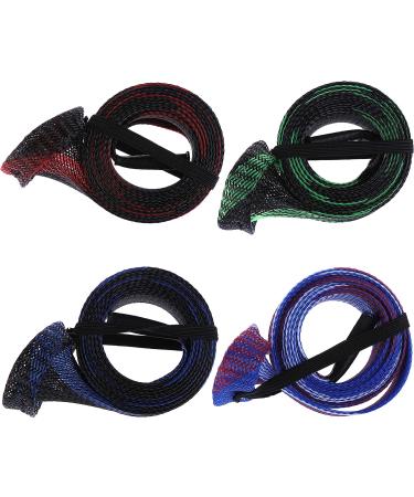 LOCOLO 10 Pieces Fishing Rod Cover Sock with Lanyard - Rod Sleeve for Fly, Casting, Sea Fishing Rods 6'-7 - Buy Online on GoSupps.com