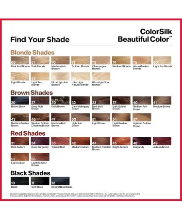 Revlon Colorsilk Haircolor Light Auburn 4.4 Ounces by Revlon - Buy Online on GoSupps.com
