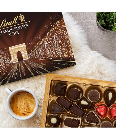 Lindt - Bo te CHAMPS- LYS ES Noir - Assortiment de Chocolats Noirs - Pralin s Croustillants et Onctueux - Id al pour No l 470g (Lot de 2) - Buy Online on GoSupps.com