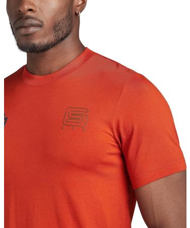 G-STAR RAW Men's Multi Gr Slim R T T-Shirts XL Orange (Rooibos Tea D23715-336-g052) - Buy Online on GoSupps.com
