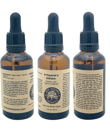 Vitamin C Serum for Face - Hydrating & Brightening Reduces Dark Spots & Fine Lines - 2 fl oz / 60ml - Buy Online on GoSupps.com