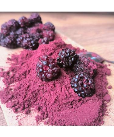 ZINGY ZOO Pure natural blackberry powder without additives | XXL 500g Freeze-dried fruit powder for superfood smoothies cocktails pastries cake decorations | Blackberry powder - Buy Online on GoSupps.com