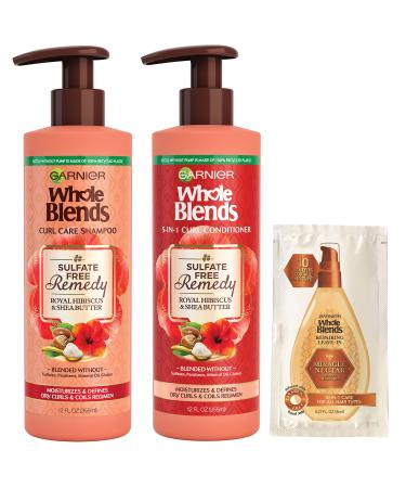 Garnier Haircare Whole Blends Sulfate Free Remedy, Hibiscus and Shea