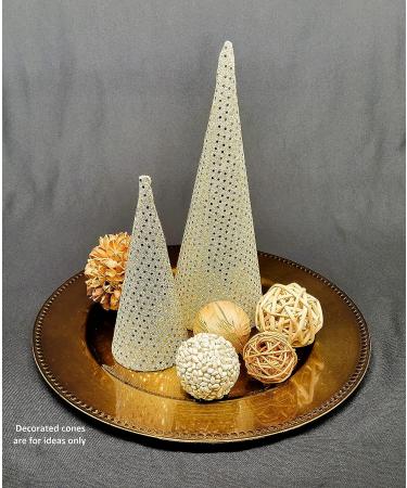 Set of 3 Small Paper Mache Cone Open Bottom 7X3 in. - Craft Supplies - Buy Online on GoSupps.com