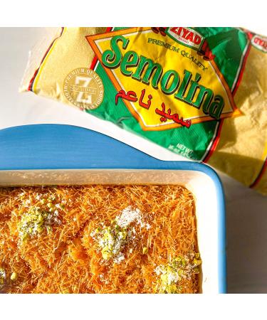 Ziyad Semolina Wheat Flour 16oz - Ideal for Stews, Soups, Baking, and More! - Buy Online on GoSupps.com