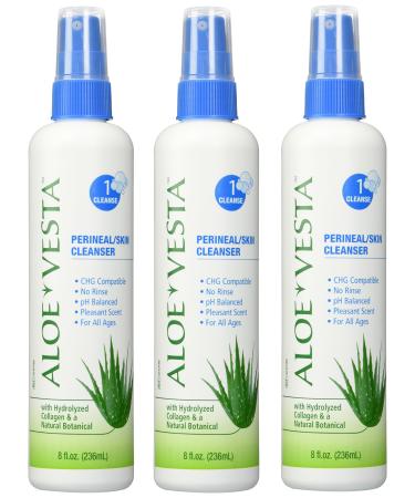 Aloe Vesta Perineal/Skin Cleanser, 8 Fl Oz (Pack of 3) Aloe Vera 8 Fl Oz (Pack of 3)