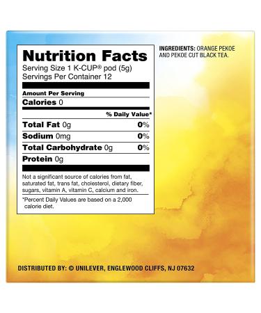 Lipton Iced Black Tea Unsweetened K Cups Pods 12 ct - Refreshing and Convenient - Buy Online on GoSupps.com