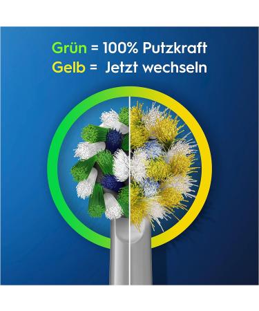 Oral-B CrossAction Brush Heads for Electric Toothbrush - 6 Pack | Holistic Mouth Cleaning with CleanMaximiser Bristles | Compatible with Oral-B Toothbrushes - Buy Online on GoSupps.com