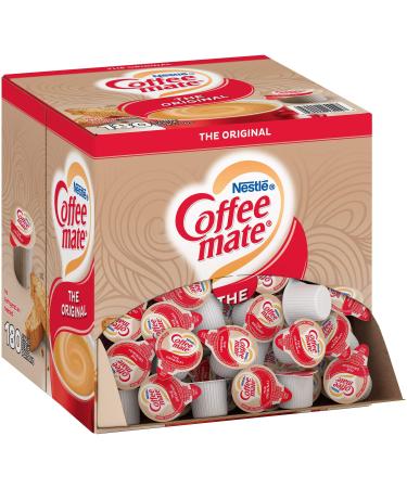 Nestle Coffee mate Coffee Creamer, Original, Liquid Creamer Singles, Non Dairy, No Refrigeration, Box of 180 Singles