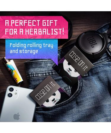 Folding Rolling Tray Panda Small: Smell Proof, Easy to Carry, Crazy Designs - 1 Unit - Buy Online on GoSupps.com