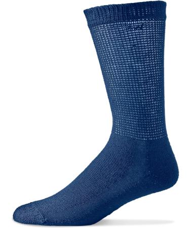 Physicians' Choice Diabetic Crew Socks 12-Pack - Unisex (Size 9-11) White Black Gray Navy - Buy Online on GoSupps.com