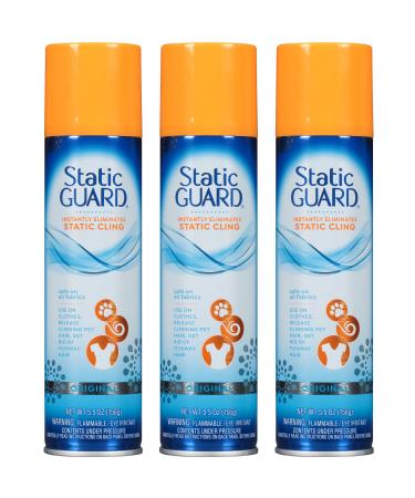Static Guard Spray-5.5 oz. (Pack of 3), 3 Pack, 16 Ounce Fresh 3 Pack