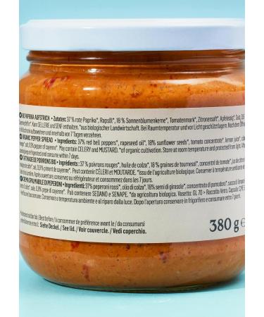 KoRo - Organic spicy pepper spread - Slightly spicy taste - With sunflower seeds - Purely vegetable - Buy Online on GoSupps.com