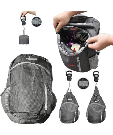 WATERPROOF Foldable Backpack for Outdoor Sports - Grey - Buy Online on GoSupps.com
