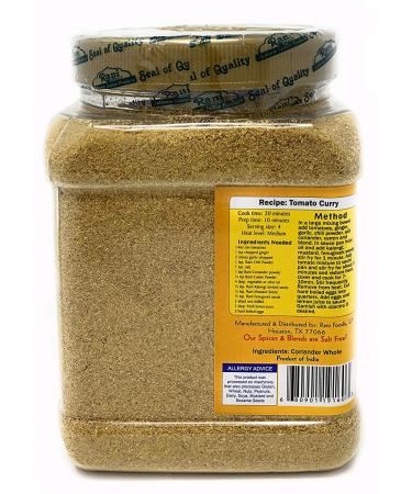 Rani Coriander Ground Powder 14oz (400g) PET Jar - All Natural, Salt-Free, Vegan | Gluten Friendly - Buy Online on GoSupps.com