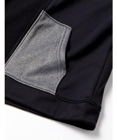 Under Armour Girls Fleece Full-Zip T-Shirt Black/White - Large | Official Site - Buy Online on GoSupps.com