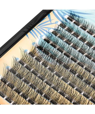 IKVVOM Cluster Lashes 10-16mm 120Pcs Mix Wispy C Curl Volume DIY Eyelash Extensions - Buy Online on GoSupps.com