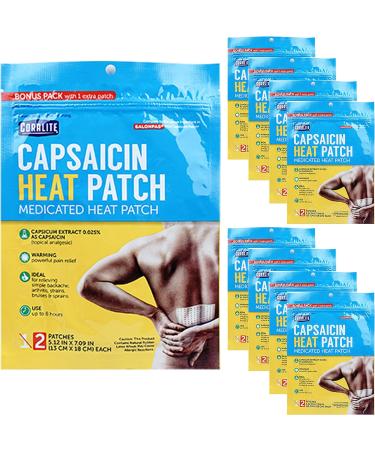 Capsaicin Heat Patches for Back Arthritis Pain Relief - Buy Online on GoSupps.com