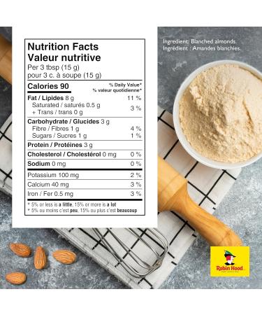Robin Hood Almond Flour 500g Gluten Free 500 g (Pack of 1) GLUTEN FREE - Buy Online on GoSupps.com