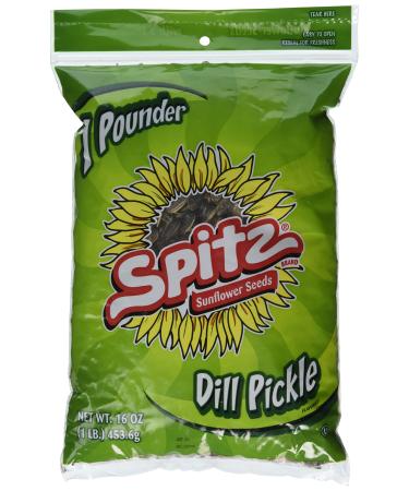 Spitz Sunflower Seeds Dill Pickle, 1 Pound Bag (Single) Dill Pickle 1 Pound (Pack of 1)