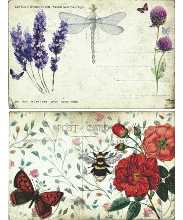 Mulberry Rice Paper 8x10.5 inch, 6 Different Printed Images, 30gsm for Decoupage Crafts & Mixed Media - Buy Online on GoSupps.com