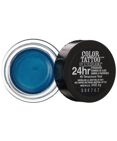Maybelline New York Color Tattoo Metal 24HR Cream Gel Eyeshadow - Tenacious Teal 0.14oz (1 Count) - Buy Online on GoSupps.com
