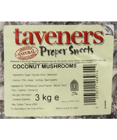 Taveners Coconut Mushrooms 3 Kg - Buy Online on GoSupps.com