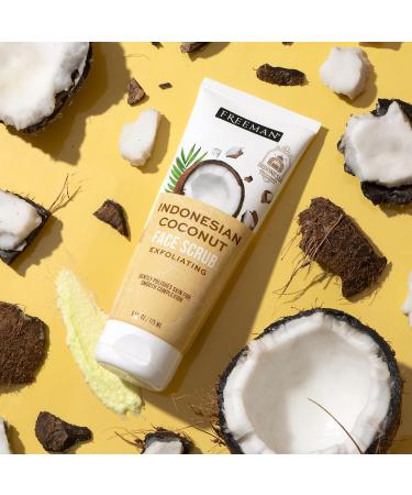 Freeman Exotic Blends Indonesian Coconut Oil Exfoliating Sugar Scrub - Face & Lip Polish (2 Pack) - Buy Online on GoSupps.com