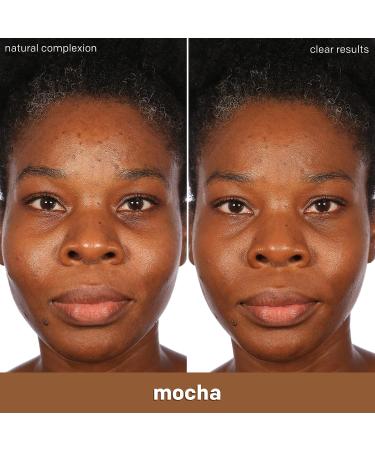 Almay Clear Complexion Acne Foundation with Salicylic Acid | Medium Coverage | Hypoallergenic and Fragrance-Free | 900 Mahogany 1 fl oz - Buy Online on GoSupps.com