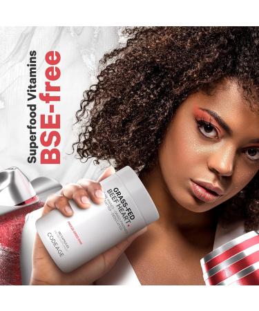 Codeage Grass Fed Beef Heart Supplement - Freeze Dried Non-Defatted Desiccated Glandular Supplements - Bovine Meat & Liver Pills - Beef Vitamins for Heart - Non-GMO -180 Capsules - Buy Online on GoSupps.com