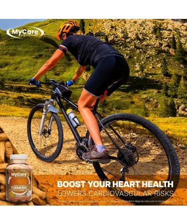 Turmeric Gummies Daily Vitamin Supplement | Joint Pain, Heart Health, Memory Support | Peach Flavor | Vegan, Gluten Free, Non-GMO | Made in USA | 60 ct - Buy Online on GoSupps.com