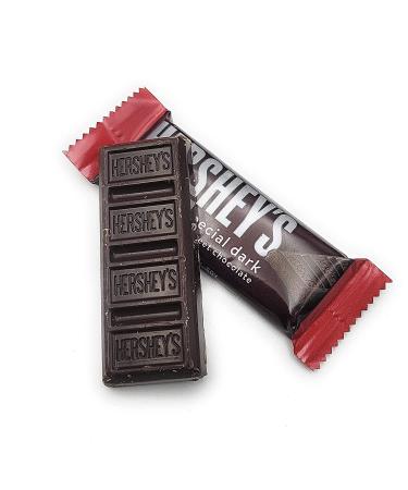 Hershey's Special Dark Mildly Sweet Chocolate Candy Bar 2 lb Bulk Pack - Individually Wrapped Snack Size Dark Chocolate Bar - Buy Online on GoSupps.com