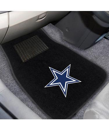 FANMATS NFL Dallas Cowboys 2-Piece Embroidered Car Mat Set - Black - Buy Online on GoSupps.com