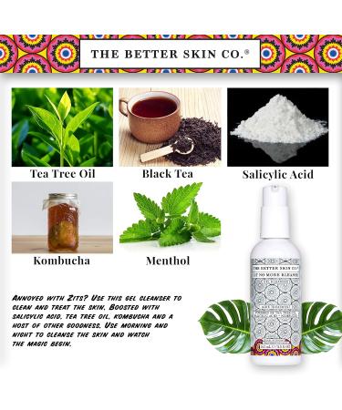 Zit No More Kleanse Facial Gel Cleanser - Treat Acne Prone Skin | The Better Skin Co. 5.5 Fl Oz - International Shipping Available - Buy Online on GoSupps.com