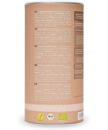 HARVEST REPUBLIC Organic Almond Protein Powder - 550g 50% Protein Creamy & Easily Soluble - Premium Organic Food for International Shipping - Buy Online on GoSupps.com