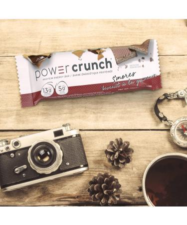 Power Crunch Protein Bar Smore's 12 Count Chocolate Smore's 13 g (Pack of 1) - Buy Online on GoSupps.com