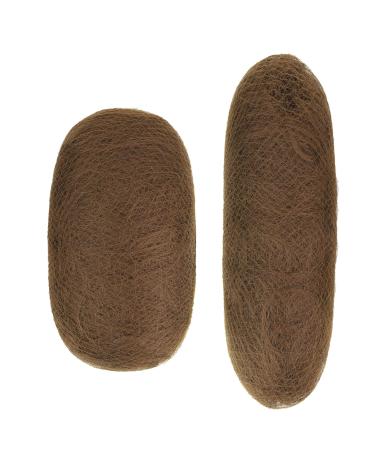 House of Luxx 2 x Volume Hair Pads Padding for Bun Styler Hair Style Updo Hair extensions (Medium Brown) - Buy Online on GoSupps.com