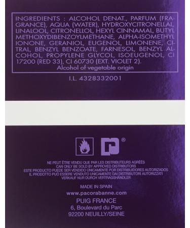 Ultraviolet by Paco Rabanne for Women 2.7 oz Eau de Parfum Spray Oriental Floral 2.7 Fl Oz (Pack of 1) - Buy Online on GoSupps.com