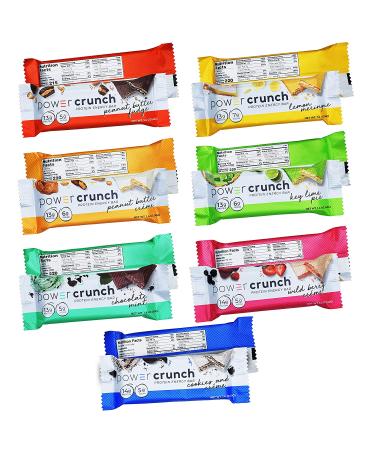 Power Crunch Variety Pack - 14 Delicious Flavors | High Protein Energy Snack - 1.4-Ounce Bars (Pack of 14) - Buy Online on GoSupps.com