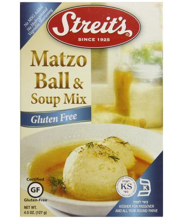 Streit's Gluten Free Matzoh Ball Mix and Soup Mix, 4.5 Ounce 4.5 Ounce (Pack of 1)