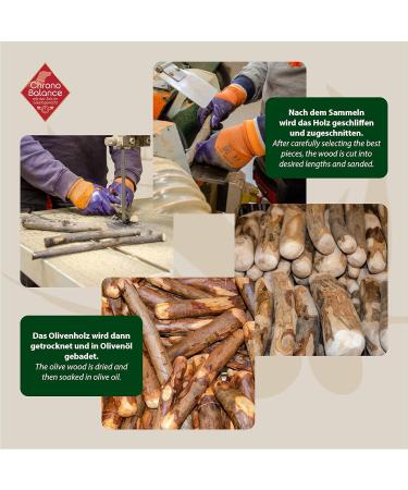 Shop Chronobalance Kielzeugen M - Olive Wood Chewing Treats for Dogs | Durable Dental Care Chew Bones | Natural Tooth Hygiene | International Shipping - Buy Online on GoSupps.com