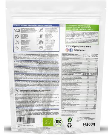 Alpenpower Bio Whey Protein Blueberry 500g | 100% Natural CFM Protein Powder | Organic Alpine Milk | No Additives - Buy Online on GoSupps.com