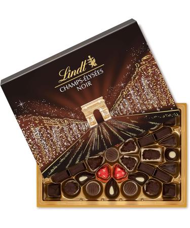 Lindt - Bo te CHAMPS- LYS ES Noir - Assortiment de Chocolats Noirs - Pralin s Croustillants et Onctueux - Id al pour No l 470g (Lot de 2) - Buy Online on GoSupps.com