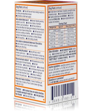 Children's Motrin Oral Suspension Pain Relief Ibuprofen Berry Flavored 1 Oz - Pack of 6 - Buy Online on GoSupps.com