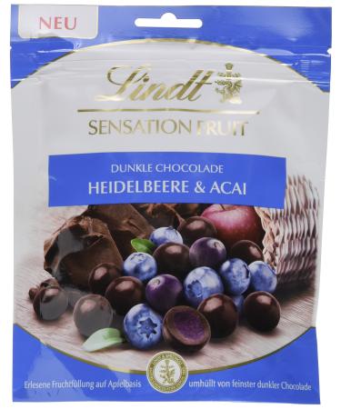 Lindt Sensation Fruit Blueberry & Acai pack of 4 (4 x 150 g) Blueberry & Acai 150 g (pack of 4) - Buy Online on GoSupps.com