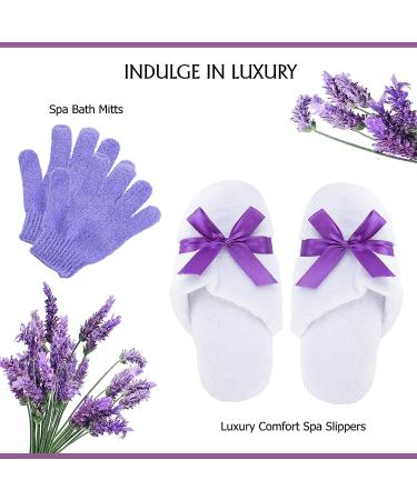 Purelis XL Lavender & Jasmine Bath Gift Basket for Women - All Natural Spa Goodies, Sulfate & Paraben Free | PN-220 - Buy Online on GoSupps.com