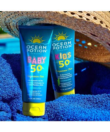 Ocean Potion Sunscreen Lotion SPF#50 KIDS 3.4oz - Buy Online on GoSupps.com